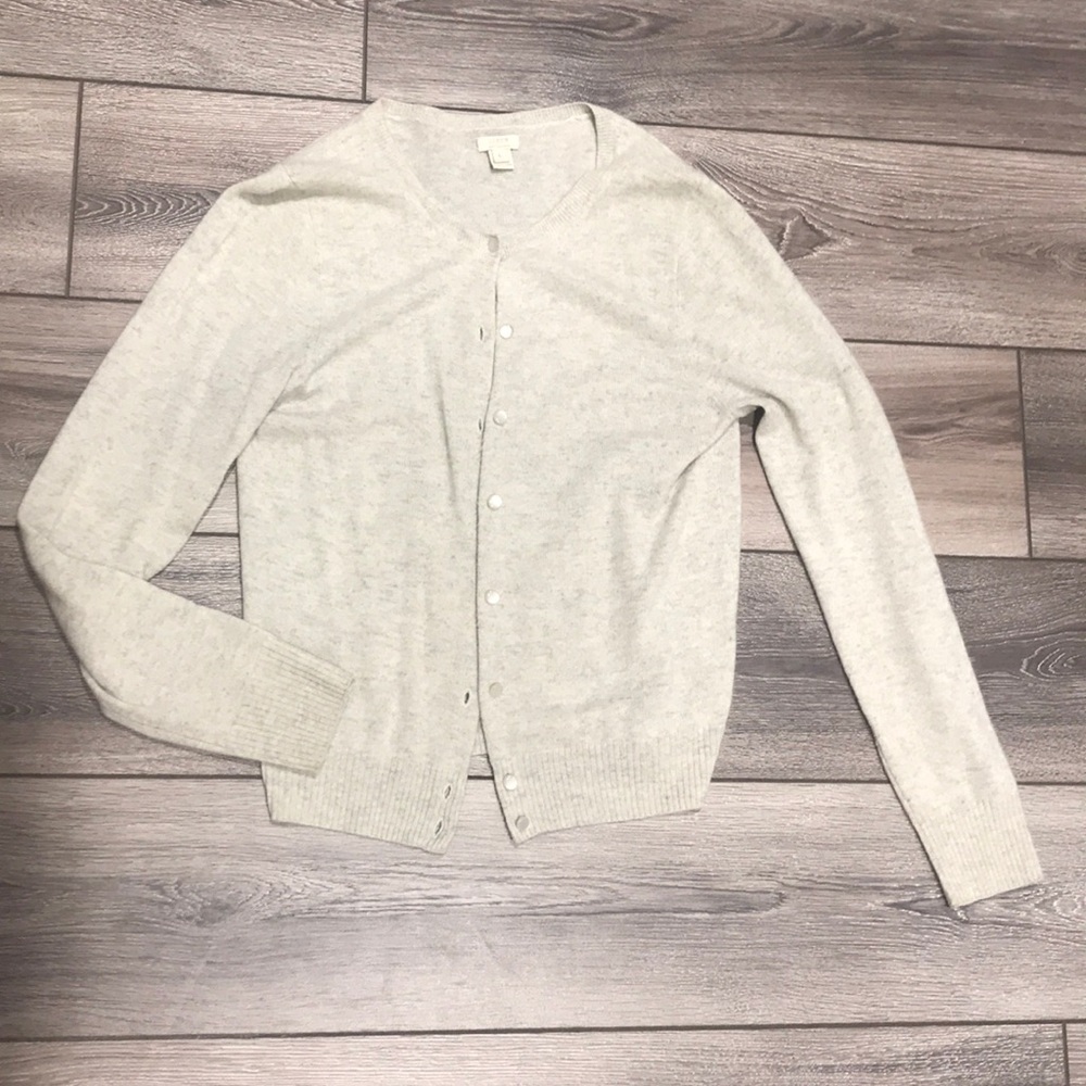 J crew cashmere cardigan
